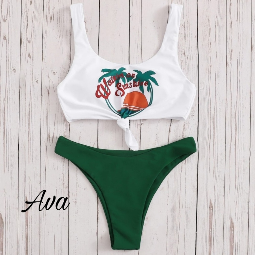 🆕Ava - Tropical Mix and Match Bikini Set